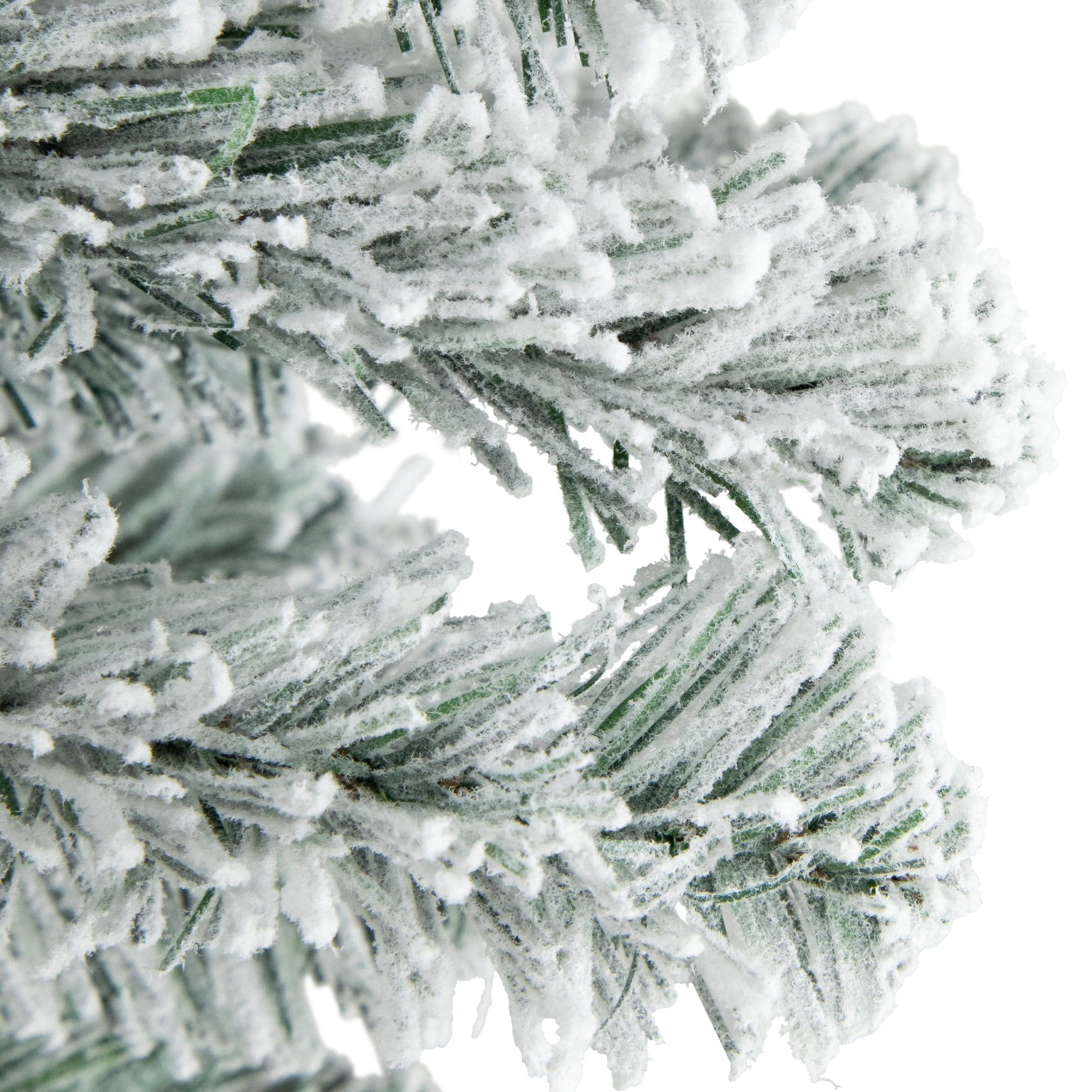 Northlight Medium Heavily Flocked Madison Pine  Artificial Christmas Tree - 3' - Unlit