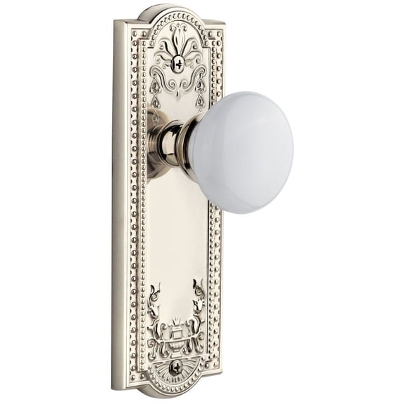Grandeur Parhyd_Sd_Na Parthenon Solid Brass Rose Single Dummy Door Knob - Nickel