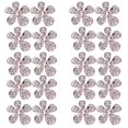 thumbnail image 1 of Paquete de 20 Botones de Cristal con Adornos de Espalda Plana para Decoración de Bodas, Manualidades de 26 Mm BLESIY Flor flatback, 1 of 8