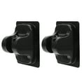 thumbnail image 6 of ADDHAT 2-Pack Black ABS Shower Fixing Base with Built-In Endurance Spring for Bathroom Installation, 6 of 7