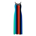 thumbnail image 4 of Maxi vestidos de mujer verano casual cuello en V sin mangas vacaciones playa bolsillos vestido largo Fridja hjkh6721, 4 of 5