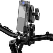 Super Clamp Double Camera Clamp, Crab Plier Clip Bracket Mount Monitor Magic Arm Double Ball Head Adapter for Photo Studio Light Stand, Photography Reflector, Photo Boom Stand, Cross Bars