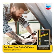 Chevron Havoline Conventional Motor Oil 10W-30, 6 Qt Smart Change Box Case (2-Pack)