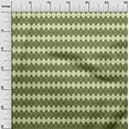 thumbnail image 2 of oneOone Polyester Lycra Fabric Argyle Style Ikat Printed Craft Fabric BTY 56 Inch Wide, 2 of 4