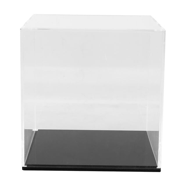 OUNONA Acrylic Clear Softball Case Transparent 1Set for Personal Use Sports Equipment
