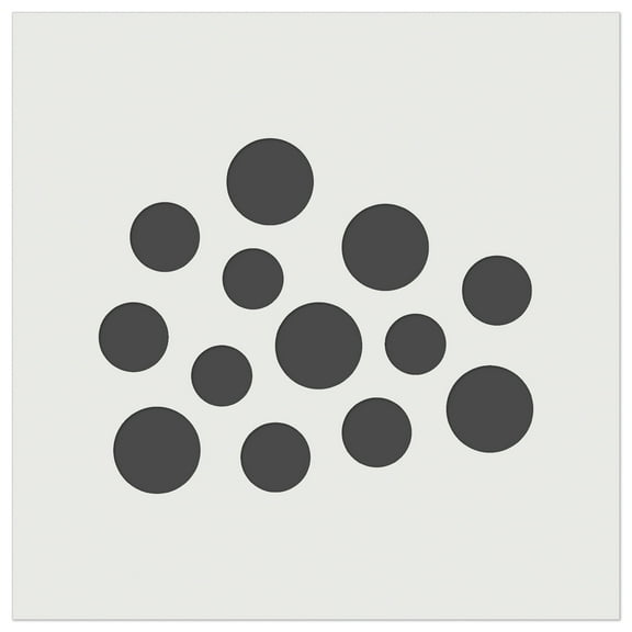 Polka Dots Speckle DIY Cookie Wall Craft Stencil - 5.5 Inch