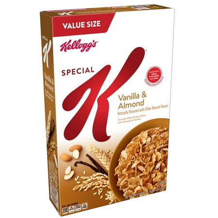Kellogg's Special K Vanilla & Almond Breakfast Cereal Value Size 18.8