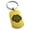 Gold, variant on Stainless Steel Matsunaga Samurai Crest Engraved Dog Tag Keychain Keyring