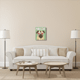 thumbnail image 3 of Global Gallery's 'Beach Bums Pug I Love' By Michael Mullan Stretched Canvas Wall Art, 3 of 4