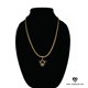 thumbnail image 1 of Collar de oro de 14 quilates con colgante de Alas de corazón, el mejor regalo unisex para madre, padre, novia, novio, ella, él, collar de cadena cubana de 14 quilates de Aria Jeweler Daily, 1 of 5
