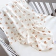 thumbnail image 4 of Manta de bebé para mantas de recepción de algodón, manta envolvente súper suave/toalla de baño/funda de lactancia/mantas de cama para niños y niñas como regalo de ducha, 4 of 5