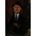 thumbnail image 3 of Amedeo Modigliani 18x24 Black Modern Framed Museum Art Print Titled - Paul Guillaume, New Pilot (1915), 3 of 5