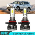 thumbnail image 1 of 2 Sides 9012 Super Bright LED Headlight Bulbs kit All in One High Low Beam 6000K, 1 of 8