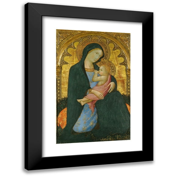 Andrea di Bartolo 11x14 Black Modern Framed Museum Art Print Titled - The Madonna of Humility