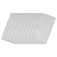 thumbnail image 1 of En Blanco Metal Tarjeta, 3,3" x 2" Cepillado 201 Inoxidable Acero Placa para Bricolaje Grabado Identificación Placa, 0,4mm Grosor Plateado Tono 10uds, 1 of 6