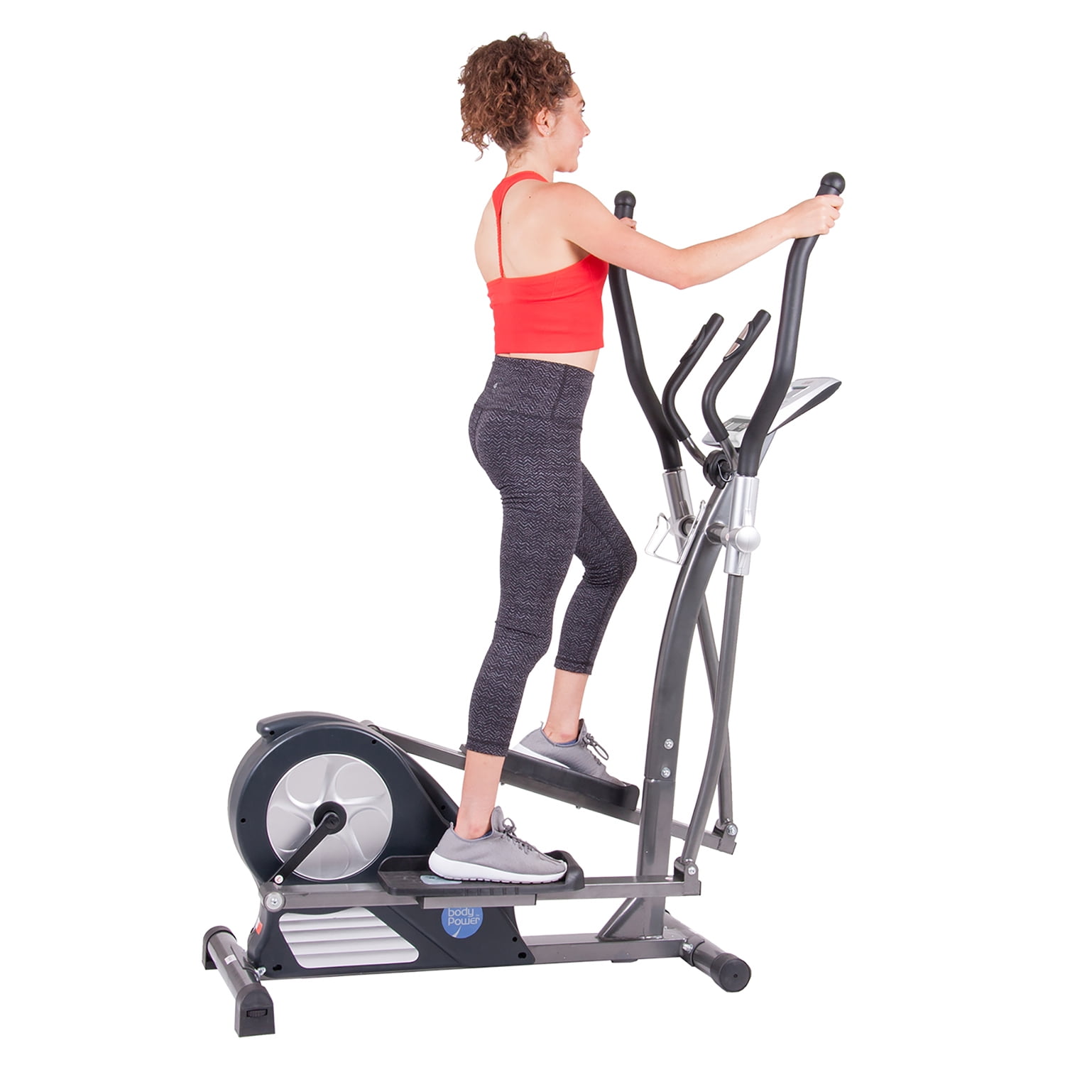 Body Power BR3598 Elliptical Exercise Bike, Heart Rate Monitor