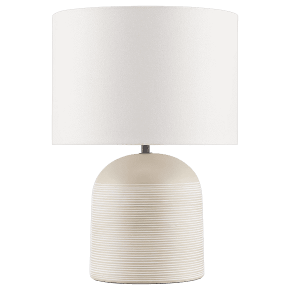 Bouclair White Ceramic Table Lamp