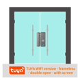 thumbnail image 2 of Door Lock, Tuya WIIF Smart Door Lock Finrprint Password Card NFC APP Key Unlock Electronic Lock Feless Fe S Push Sliding Door ,Easy to Install, 2 of 7