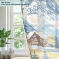 thumbnail image 4 of Yayeee Window Curtains Light Filtering 63"x42" Grommet Panel Pair Home Living Room Decor, Winter Mountain, 4 of 7