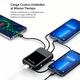 thumbnail image 4 of Mini Power Bank Genérico PB10000 Portátil Negro 10000mAh con Cables y Linterna, 4 of 5