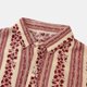 thumbnail image 5 of Hombres Casual Botones Playa Sin posicionamiento Estampado Turndown Camisa de manga corta Blusa Pompotops  oipoqjl49371, 5 of 9