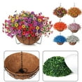 thumbnail image 2 of 10 Inch Diy Chain Basket With Vibrant Artificial Flowers For Decoration, 2 of 4