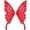 Red, variant on 3D Embroidered Lace Trim Applique Sewing Ornament for Neckline Decoration Pair, Sky Blue