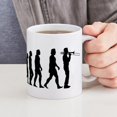 thumbnail image 6 of CafePress - Evolution Trombone - 11 oz Ceramic Mug - Novelty Coffee Tea Cup, 6 of 6