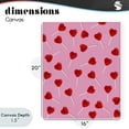 thumbnail image 4 of Stupell Industries Eclectic Heart Lollipop Pattern Canvas Art, 16 x 20, by LISH Creative, 4 of 8