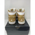 thumbnail image 4 of Ni-k-e Air Jordan 1 Phat Mens Basketball Shoe Size 10 White Metallic Gold Sneaker, 4 of 6
