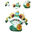 thumbnail image 6 of Esquirla 2025 Chinese New Year Snake Statue Ornament Art Photo Props Self Adhesives Gift Resin Figurine Animal Sculpture for Bookshelf Green, 6 of 8