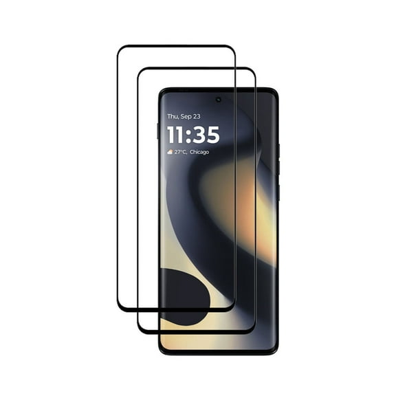 for Motorola Edge 2024 3D Curved Screen Protector - 2 Pcs Full Coverage HD Clear Anti-Scratch Easy Installation Screen Tempered Glass for Moto edge 2024 6.6"