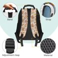 thumbnail image 4 of Aplkyhs Cute Capybara Large Capacity School Backpack for Students Ages 6-18 Lightweight Water Resistant Ergonomic Adjustable Padded Straps for Elementary Middle High School Use, 4 of 7