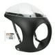thumbnail image 1 of Cubierta De Carenado Para Faros Delanteros, Fácil De Limpiar, Carenado Para Faros Delanteros De Motocicleta, Combinación Perfecta Para Faros Redondos Para Motocicletas ANGGREK Negro Mate y Transparente, 1 of 8