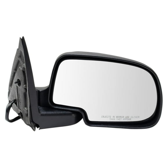 TRQ Side View Mirror Power Heated Smooth Black w/ Puddle RH for Chevy GMC MRA05036 Fits select: 2003-2007 CHEVROLET SILVERADO, 2000-2006 CHEVROLET TAHOE