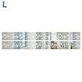 thumbnail image 1 of Lefu 10Pcs Wall Mirror Stickers, 3D Mirror Art Kick Line Wall Sticker Acrylic Decal Home Room Decor, Silver L, 1 of 7