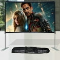 thumbnail image 2 of TFixol 16:9 Projector Screen Stable Base Pipe Connection Home Theater Portable Outdoor Movie (100inch), 2 of 6