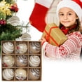 thumbnail image 1 of Bolas de Navidad Hot6sl Paquete de 9 unidades 8 cm Espuma de Plástico transparente, 1 of 4