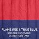 thumbnail image 5 of Cama para Perro Furhaven Flame Red True Blue con Almohada de Viaje, 5 of 11