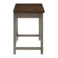 thumbnail image 4 of Milford Rustic Writing Desk w/ Drawers in Slate Gray Engineered Wood, 4 of 10