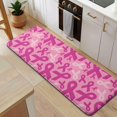 thumbnail image 5 of Pink Breast Cancer Kitchen Rug Mat,Kitchen Runner Rugs Non Skid Washable,Decorative Kitchen Floor Mats for Kitchen,Sink,Laundry,17"x47.2", 5 of 7
