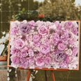 thumbnail image 6 of S SERENABLE Artificial Flower Panel Rose Backdrop Floral Decorative Valentines Day Decor Background for Wedding Stage Ceremony Wall Decor B, 6 of 8