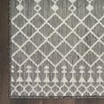 thumbnail image 3 of Nourison Positano Indoor/Outdoor Charcoal 6' x 9' Area Rug (6x9), 3 of 9