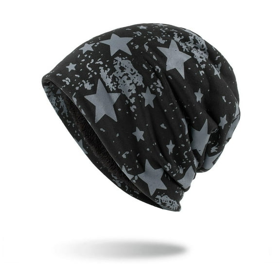 Tittly Winter Hats Beanie Winter Wool Baggy Caps Ski Camouflage Hat Warm Crochet Men Women Baseball Caps Skull Caps Hats for Women Black One Size