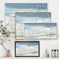 thumbnail image 4 of Designart 'Crane Birds Flying Over Snowy Montain' Traditional Framed Canvas Wall Art Print, 4 of 5