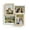 White&Wood, variant on Afuly Foldable,  Six collage photo frame, Shabby Chic Wood Photo Frames for Wall and Tabletop, Gift for Family, Wedding Gifts