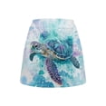 thumbnail image 3 of Uorisango Blue Sea Turtle Women's Tennis Skirt Comfortable Athletic Tennis Golf Skirts for Women with Shorts Relaxed Lightweight Outing Wear for Workout Pickleball Running Size XS, 3 of 7