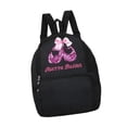 thumbnail image 1 of Mochila de ballet, regalo de cumpleaños, bolsa de viaje para baile latino y yoga. Negro, 1 of 8