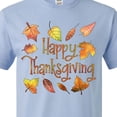 thumbnail image 4 of Inktastic Happy Thanksgiving Fall Leaves in Autumn Colors T-Shirt, 4 of 5