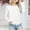 White, variant on Cute Shirts for Teens Girls Trendy Round Neck Tee Long Sleeve Blouses Girls Size 8 Solid Color Tops Top for Girls 9-10